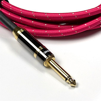 E-Shine ES-8052D (3.0m) - несимметричный гитарный кабель в хлопковой оплетке 3м, моно джек, красный E-Shine ES-8052D (3.0m) - несимметричный гитарный кабель в хлопковой оплетке 3м, моно джек, красный