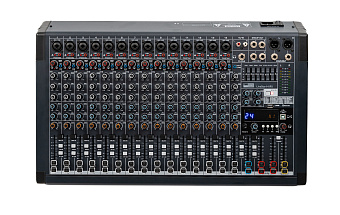 Echo Acoustic LiveStar 141FX - 16-канальный микшер, 14 микр, 1 стерео, 2 AUX-шина, процессор Echo Acoustic LiveStar 141FX - 16-канальный микшер, 14 микр, 1 стерео, 2 AUX-шина, процессор
