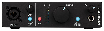 Arturia MiniFuse 1 Black USB аудио интерфейс Arturia MiniFuse 1 Black USB аудио интерфейс