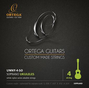 Ortega UWNY-4-SO Комплект струн для укулеле сопрано Ortega UWNY-4-SO Комплект струн для укулеле сопрано