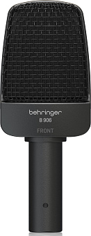 BEHRINGER B 906 - динамический микрофон с переключателем: НЧ фильтр, подъем ВЧ, линейная АЧХ BEHRINGER B 906 - динамический микрофон с переключателем: НЧ фильтр, подъем ВЧ, линейная АЧХ