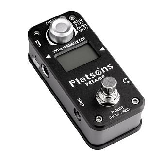 Flatsons FPR1 Preamp black - педаль эффектов Flatsons FPR1 Preamp black - педаль эффектов