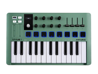 Arturia MiniLAB 3 Mint Edition - MIDI клавиатура Arturia MiniLAB 3 Mint Edition - MIDI клавиатура
