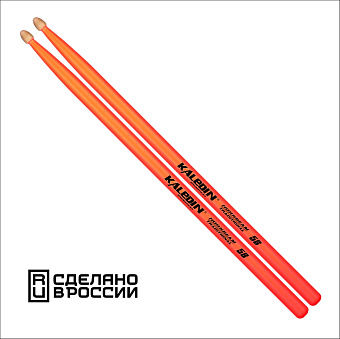 Kaledin Drumsticks 7KLHBOR5B 5B - барабанные палочки, граб, флуоресцентные оранжевые Kaledin Drumsticks 7KLHBOR5B 5B - барабанные палочки, граб, флуоресцентные оранжевые