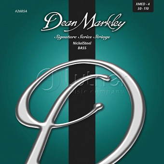 Dean Markley DM2605A Signature Nickel Steel Комплект струн для бас-гитары, никелированные, 50-110 Dean Markley DM2605A Signature Nickel Steel Комплект струн для бас-гитары, никелированные, 50-110
