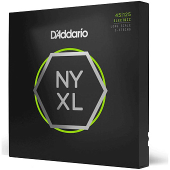D'ADDARIO NYXL45125 - струны для бас-гитары 5 струнной D'ADDARIO NYXL45125 - струны для бас-гитары 5 струнной