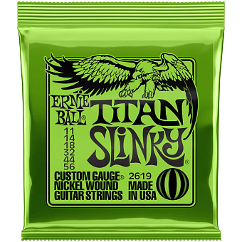 ERNIE BALL 2619 Nickel Wound Slinky Titan 11-56 - струны для электрогитары