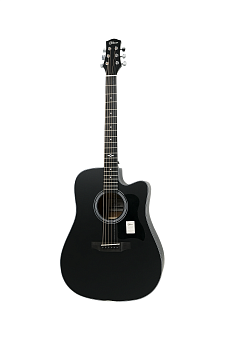 Klever KD-710S BK - гитара акустическая, дредноут (41"), с вырезом, цвет черный