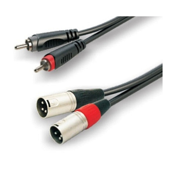 ROXTONE RACC190/6 Аудио-кабель , (2 x RCA + 2 x XLR male 3P), 6 м ROXTONE RACC190/6 Аудио-кабель , (2 x RCA + 2 x XLR male 3P), 6 м