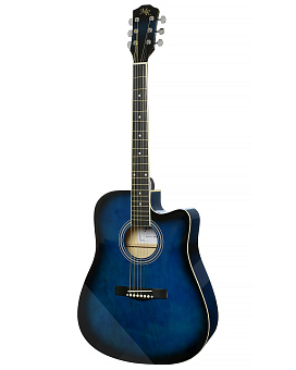 MARTIN ROMAS MR-441 BLS - гитара акустическая, размер 41", тип «Dreadnought», цвет - синий бёрст MARTIN ROMAS MR-441 BLS - гитара акустическая, размер 41", тип «Dreadnought», цвет - синий бёрст