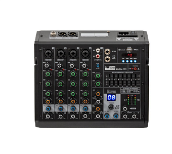 Echo Acoustic MiniStar 41FX - микшерный пульт, 4xMic/Line In, +48V, 1xSt.line In, 1 AUX Out, процесс