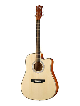 Foix FFG-4101C-NAT - акустическая гитара, с вырезом, цвет натуральный Foix FFG-4101C-NAT - акустическая гитара, с вырезом, цвет натуральный