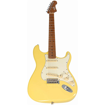 JET JS-300 VYW - электрогитара, Stratocaster, SSS, цвет винтажный желтый JET JS-300 VYW - электрогитара, Stratocaster, SSS, цвет винтажный желтый