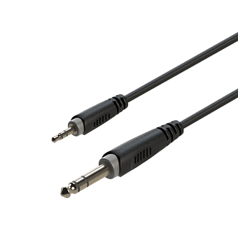 ROXTONE RACC280/1,5 Аудиокабель, 4mm (2x0.14mm2), 3,5mm stereo Jack -6,3mm stereo Jack, 1,5м