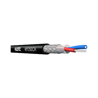 Klotz MY250CH.100 - микрофонный кабель, 1x2x0.50 мм2 (AWG 20) Klotz MY250CH.100 - микрофонный кабель, 1x2x0.50 мм2 (AWG 20)