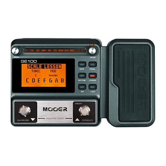 Mooer GE100 - гитарный процессор эффектов c педалью экспрессии