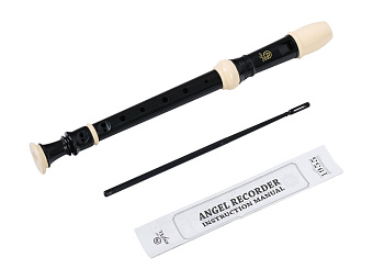 Angel ASRB-301 Classic - блокфлейта сопрано, барочная система, черная, 3 части Angel ASRB-301 Classic - блокфлейта сопрано, барочная система, черная, 3 части