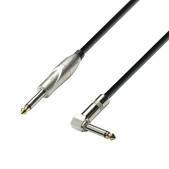 Adam Hall K3 IPR 0300 инструментальный кабель 6,3 Jack Mono-6,3 угловой Jack Mono, 3м Adam Hall K3 IPR 0300 инструментальный кабель 6,3 Jack Mono-6,3 угловой Jack Mono, 3м