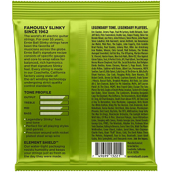 ERNIE BALL 3221 Nickel Wound Slinky Regular 3 Pack 10-46 - струны для электрогитары