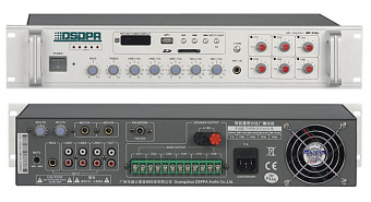 DSPPA MP-210U Комбинированный микшер-усилитель DSPPA MP-210U Комбинированный микшер-усилитель