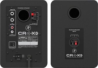 MACKIE CR4-X пара студийных мониторов, мощность 50 Ватт, динамик 4`, твиттер 0,75` MACKIE CR4-X пара студийных мониторов, мощность 50 Ватт, динамик 4`, твиттер 0,75`