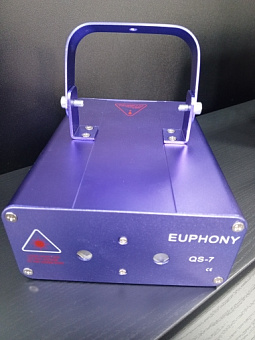 Euphony QS-7 - лазерный эффект, синие и красные точки, авто/sound режим Euphony QS-7 - лазерный эффект, синие и красные точки, авто/sound режим