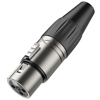 Roxtone RX3FP-NT Разъем cannon кабельный XLR(3) «мама», корпус металл, цвет серебро Roxtone RX3FP-NT Разъем cannon кабельный XLR(3) «мама», корпус металл, цвет серебро