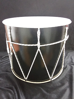 MEZZO MZ-B14bk - барабан кавказский 14", цвет черный, с чехлом