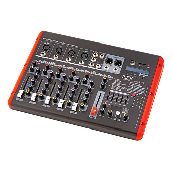 ZTX audio Mix 4.1Fx - микшерный пульт 4 моно, 1 стерео канал, MP3/SD/DSP/BT ZTX audio Mix 4.1Fx - микшерный пульт 4 моно, 1 стерео канал, MP3/SD/DSP/BT