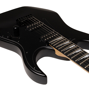ROCKDALE Akira EXP Black - электрогитара, Superstrat, H-H, цвет чёрный ROCKDALE Akira EXP Black - электрогитара, Superstrat, H-H, цвет чёрный