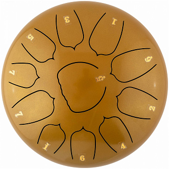 BEE DF1107 YELLOW - Барабан язычковый Глюкофон BEE DF1107 YELLOW - Барабан язычковый Глюкофон