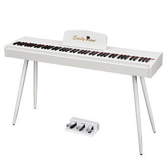 EMILY PIANO D-47 WH - цифровое фортепиано, белое матовое EMILY PIANO D-47 WH - цифровое фортепиано, белое матовое