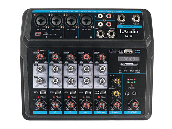 LAudio U6 Микшерный пульт, 6 каналов LAudio U6 Микшерный пульт, 6 каналов