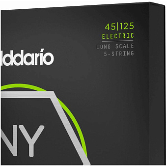 D'ADDARIO NYXL45125 - струны для бас-гитары 5 струнной D'ADDARIO NYXL45125 - струны для бас-гитары 5 струнной