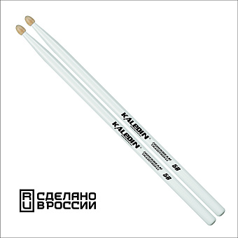 Kaledin Drumsticks 7KLHBW5B 5B - барабанные палочки, граб, деревянный наконечник, белые Kaledin Drumsticks 7KLHBW5B 5B - барабанные палочки, граб, деревянный наконечник, белые