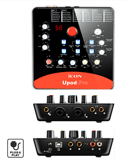 iCON UPOD PRO - Аудиоинтерфейс для стриминга с DSP iCON UPOD PRO - Аудиоинтерфейс для стриминга с DSP