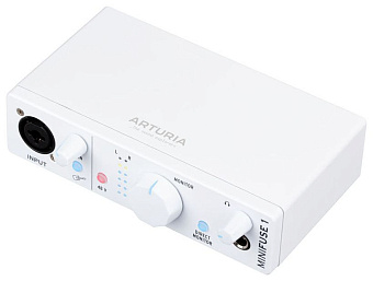Arturia MiniFuse 1 White USB аудио интерфейс Arturia MiniFuse 1 White USB аудио интерфейс