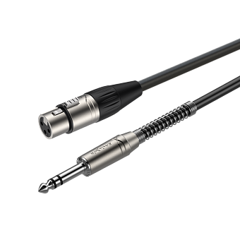 ROXTONE SMXJ220/6 Кабель микрофонный, MC002 (D: 6мм), XLR (3PF) - 6.3mm JACK (S), 6м ROXTONE SMXJ220/6 Кабель микрофонный, MC002 (D: 6мм), XLR (3PF) - 6.3mm JACK (S), 6м