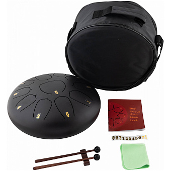 BEE DF1107 BLACK - Барабан язычковый Глюкофон BEE DF1107 BLACK - Барабан язычковый Глюкофон