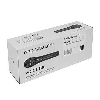 ROCKDALE PRO Voice BK - микрофон вокальный динамический ROCKDALE PRO Voice BK - микрофон вокальный динамический