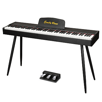 EMILY PIANO D-47 BK - цифровое фортепиано, чёрное матовое EMILY PIANO D-47 BK - цифровое фортепиано, чёрное матовое