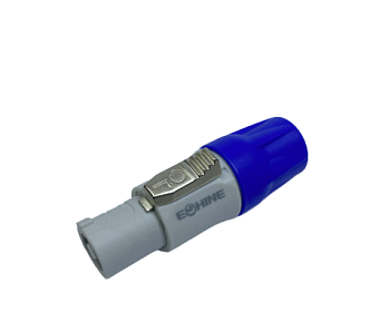 ESHINE ES-809A - кабельный разъем PowerCON , power OUT (выход питания), белый/синий ESHINE ES-809A - кабельный разъем PowerCON , power OUT (выход питания), белый/синий