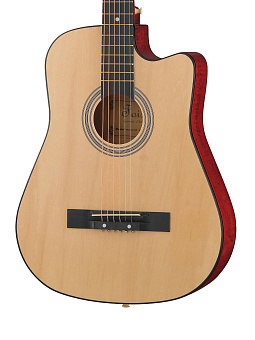 Foix FFG-3810C-NAT - акустическая гитара, с вырезом, цвет натуральный Foix FFG-3810C-NAT - акустическая гитара, с вырезом, цвет натуральный