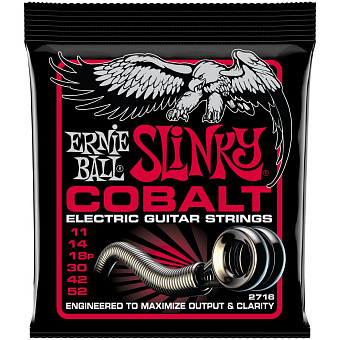 ERNIE BALL 2716 Cobalt Slinky Burly 11-52 - струны для электрогитары ERNIE BALL 2716 Cobalt Slinky Burly 11-52 - струны для электрогитары