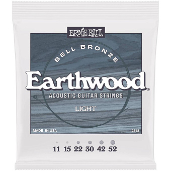 Ernie Ball 2348 John Mayer Earthwood Bell Bronze Light 11-52 - струны для акустической гитары Ernie Ball 2348 John Mayer Earthwood Bell Bronze Light 11-52 - струны для акустической гитары