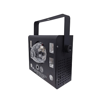 Led Star MA-E007A Эффект светодиодный, 4в1, волшебный шар, УФ, стробоскоп, лазер красный/зеленый Led Star MA-E007A Эффект светодиодный, 4в1, волшебный шар, УФ, стробоскоп, лазер красный/зеленый