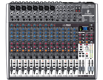 BEHRINGER X2222USB - микшерный пульт, 8 моно, 4стерео, 3 AUX-шины, 2 подгруппы, процес. эффектов BEHRINGER X2222USB - микшерный пульт, 8 моно, 4стерео, 3 AUX-шины, 2 подгруппы, процес. эффектов