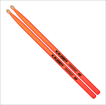 Kaledin Drumsticks 7KLHBOR5B 5B - барабанные палочки, граб, флуоресцентные оранжевые Kaledin Drumsticks 7KLHBOR5B 5B - барабанные палочки, граб, флуоресцентные оранжевые