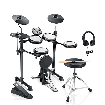 DONNER DED-80P 5 Drums 3 Cymbals - электронная ударная установка DONNER DED-80P 5 Drums 3 Cymbals - электронная ударная установка