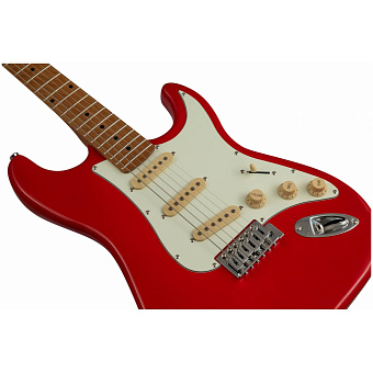 JET JS-200 RD - электрогитара, stratocaster, SSS, цвет красный JET JS-200 RD - электрогитара, stratocaster, SSS, цвет красный